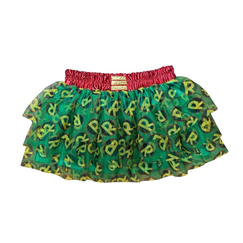 Batman Green and Red Mini Skirt